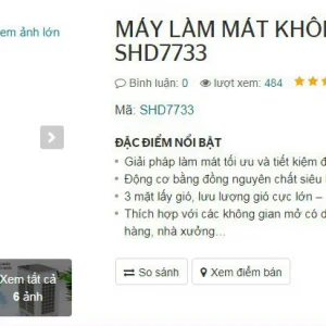 Máy Làm Mát Không Khí Sunhouse SHD7733